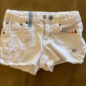 Polo white toddler denim